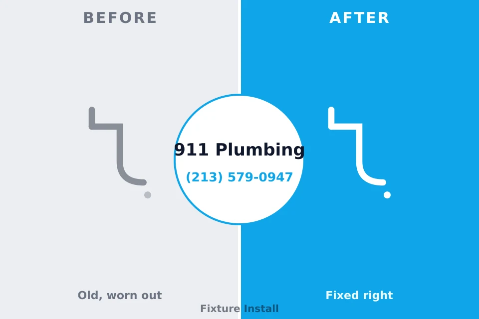 Before and after: plumbing repair East Lansing, MI